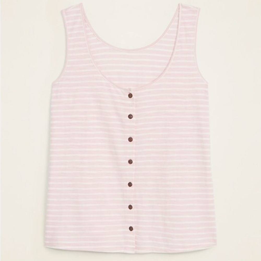 Old Navy Knit Button-Front Tank Top